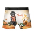 thumbnail image 2 of Happy Thanksgiving Newfoundland with Turkey Pumpkins Autumn Vibes All Over Print Boxer Briefs Underwear for Men Dad Newfie Dog Lover Gifts - 12018, 2 of 6