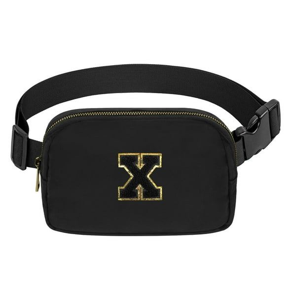 Regalos Personalizados para Niñas con Letra Inicial Negra X para la Cintura
