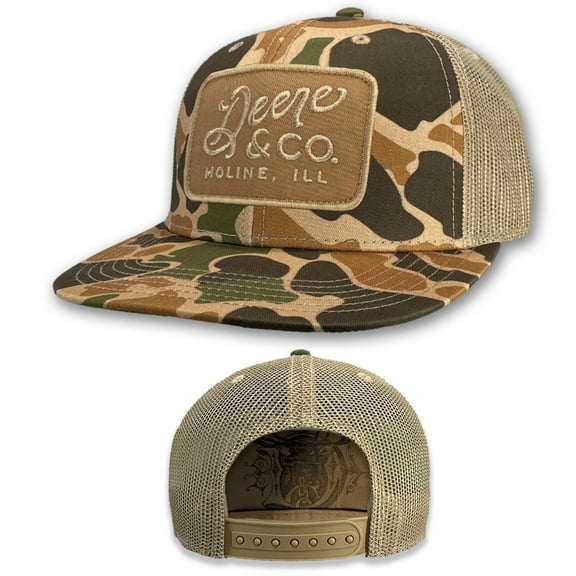 John Deere Vintage Duck Camo Trucker Cap