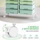 thumbnail image 4 of Carro de almacenamiento TOOLF de 12 cajones con tapa de madera verde, 4 of 9
