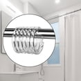 thumbnail image 2 of 24 Pack Clear Plastic Shower Curtain Rings, Easy Click Shower Curtain, 2 of 5