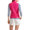 thumbnail image 3 of vineyard vines women's puffer vest rhododendron pink $158.00 (xs) x-small, 3 of 4