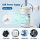 thumbnail image 2 of New Timer Air Cooler Colorful Atmosphere Light Spray Refrigeration Desktop Air Conditioner Home Office Water Cooling Fan, 2 of 5