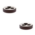 thumbnail image 4 of Guardoinrt Premium Métrique Durable HSS Die Outil de Filetage Efficace et Durable Argent M2.5 2Set, 4 of 6