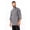 Grey, variant on Men's Morocco Chef Coat, Three-Quarter Sleeve Chef Jacket with Pockets, Large, White