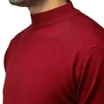 thumbnail image 4 of X RAY JEANS Mens Mock Neck Sweater Pullover, Oxblood, M, 4 of 5