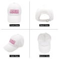 thumbnail image 5 of ACCEHUT Patriotic MAGA Baseball Hat, Cotton Embroidery, Adjustable, White, 5 of 6