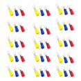 thumbnail image 1 of 150 Pcs Spade Fork Electrical Connector -4 Gauge Wire Terminal, 1 of 7