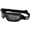 Smoke, variant on Birdz Flyer Sports Skydiving Construction Safety Goggles Anti-Fog Lens Rx Adapt (Clear)
