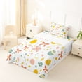 thumbnail image 5 of Erosebridal Happy East Theme Twin Sheet Sets,Watercolor Easter Egg Cute Bowknot Bedding For Kids 3pcs, 5 of 6