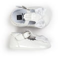 thumbnail image 1 of DPTALR Chaussures Bébé Nœud Princesse Semelle Souple Espadrilles Décontractées, 1 of 7