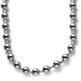 thumbnail image 5 of 8/10mm Cool Silver Mens Ball Chain 316L Stainless Steel Necklace or Bracelet, 5 of 7