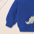 thumbnail image 6 of TOWED22 Toddler Girls Boys Graphic Long Sleeve Pullover Top Hoodie Sweatshirt with Pocket,Blue,5-6 Y, 6 of 7