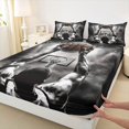 thumbnail image 3 of Homewish Basketball Gamer Twin Sheet Sets 3pcs for Boys,Sport Theme Twin Fitted Sheet Microfiber,Ball Gaming Breathable Flat Sheet,Microfiber Bedroom Decor, 3 of 7
