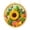Summer Sunflower Paradise A4, variant on 2026 Christmas Pearl Diamond Painting Suncatcher Kit, DIY Craft (8in) | Pre-Assembled Metal Chain, Acrylic Round Board with Lace Edge, 2D Mixed-Sized Pearl Beads Craft, Festive Window Wall Decor