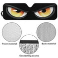 thumbnail image 6 of Uorisanigo Windshield Sun Shade Foldable Funny Big Eye Print Front Window Shade for 2007-2024 Wrangler Rubicon Sahara TJ JK JKU 2 & 4 Door Protect Your Car from Sun Heat & Glare UV Ray, 6 of 7
