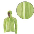 thumbnail image 1 of Green Waterproof Cycling Raincoat Breathable Lightweight Polyester Outdoor Rain Poncho 18.89 inches, 1 of 4