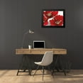 thumbnail image 4 of Barnes, Natasha 24x19 Black Modern Framed Museum Art Print Titled - Red Poppy Forrest II, 4 of 5