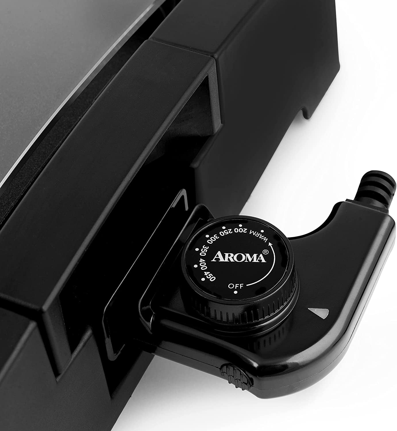 Aroma Housewares AHG-2620 Smokeless Indoor Use Electric, Compact and Portable Grill Grate, 17x13 inch, Black