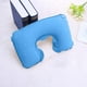 thumbnail image 5 of Almohada inflable Almohadas de aire en forma de U de PVC Cuello roto portátil Azul cielo Azul, 5 of 5