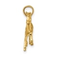 thumbnail image 2 of Auriga Fine Jewelry 10K Yellow Gold 2-D Galloping Horse Charm for Women (L-22.5 mm, W-19.75 mm), 2 of 6