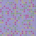 thumbnail image 1 of Ahgly Company Indoor Square Patterned Purple Novelty Area Rugs, 5' Square, 1 of 6