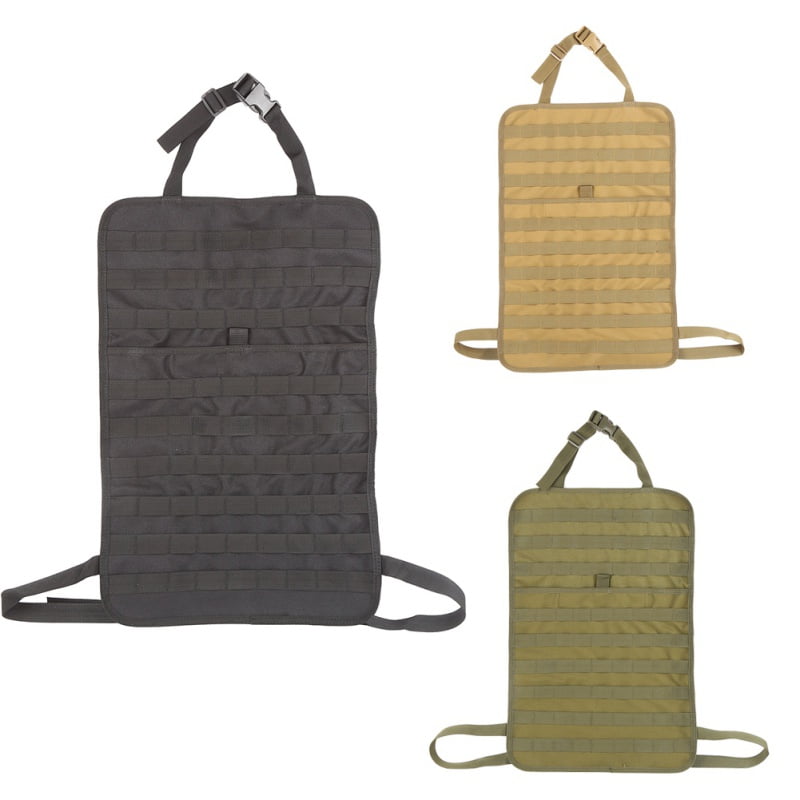 Details about  / Tactical Molle Car Seat Back Organizer Protector Outdoor Tools Auto Accessories