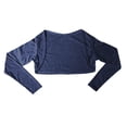 thumbnail image 2 of Baberdicy Women's Running Cardigan - Long Sleeve Sun Protection - Lightweight Cover-Up - Athletic Shawl - Summer Essential - Shawl Sports Air Conditioning Shirt Leisure Running Navy,S, 2 of 4