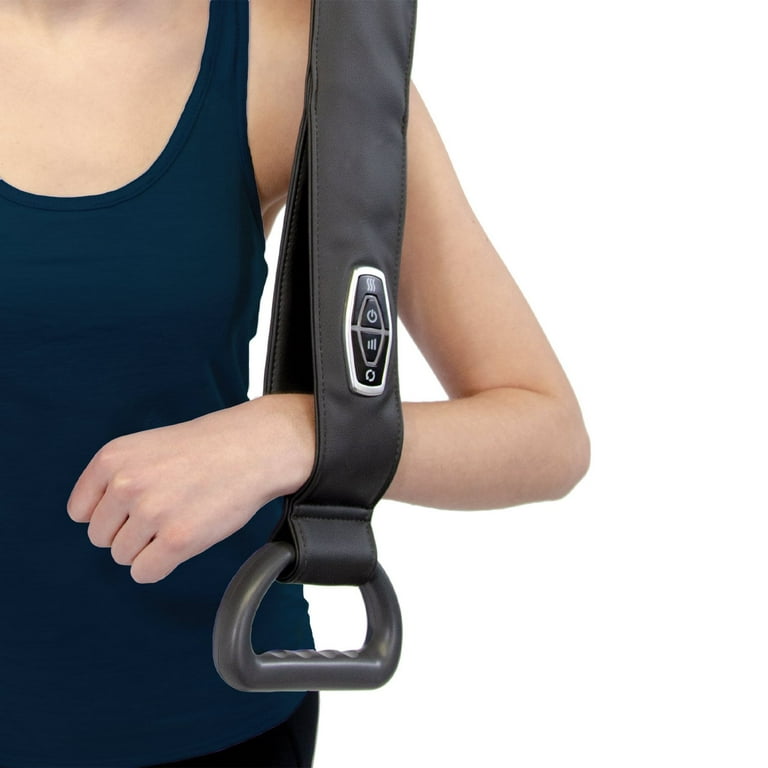 truMedic Instashiatsu Shoulder and Neck Massager with Hand Holder Gap  Comfortable for Adjust Both Males and Females 
