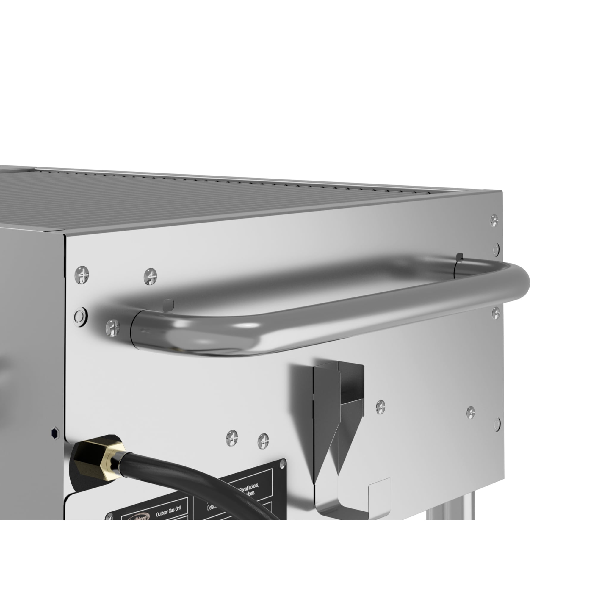 72 in. Commercial Mobile Outdoor Propane Gas Grill, ETL Listed in Stainless-Steel (KM-CGM-72)