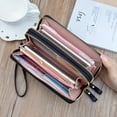 thumbnail image 5 of LONGshukeji Wristlet Wallet for Women Large Capacity Double Zipper Around Purse Credit Card Money Holder Birthday Gift Mom Wife Girlfriend, 5 of 6