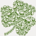 thumbnail image 2 of CafePress - Skulls Shamrock - White Shot Glass, Unique and Funny Shot Glass, 2 of 2