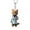 Light blue, variant on Jierger Clearance Adorable Cat Doctor 2D Flat Acrylic Keychain/Car & Backpack Charm for Women Man Cute Bag Car Keyring Stainless Steel Keyring Cat Keychain