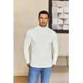 thumbnail image 7 of Ekouaer Men's Turtleneck Long Sleeve Turtle Neck Shirts Basic Lightweight Undershirt Thermal Pullover Sweater, 7 of 7