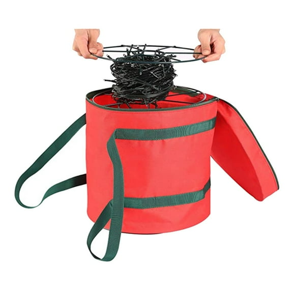 MarinaVida Christmas Light Storage Bag to Store A Lot of Holiday Christmas Light Bulbs,Reinforced Stitched Handles