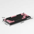 thumbnail image 2 of MageGee SKY81 75% Wireless Gasket Mechanical Gaming Keyboard, Hot Swappable RGB Custom Creamy Keyboard w/ 5-Layer Padding, BT/2.4G/USB-C, Knob Control, NKRO for Win/Mac, 2 of 7