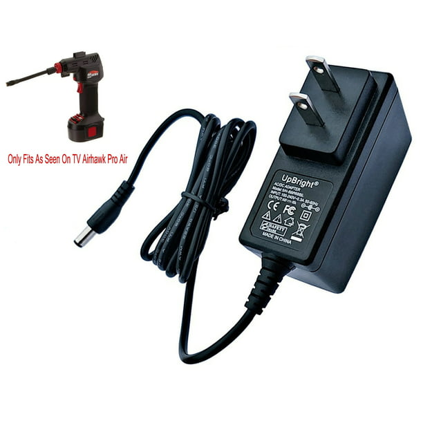 UpBright 12V AC / DC Adapter with Air Hawk Pro Automatic Cordless Tire Inflator Airhawk Pro Portable Compressor Pump Air 980096321 AHPMC62 AHP-MC6/2 MAX 12VDC Power Supply Battery Charger - Walmart.com