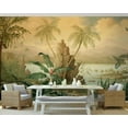 thumbnail image 2 of 3D Wallpaper Retro Tropical Rain SKU# WAL0112, 2 of 8