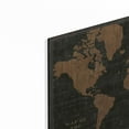 thumbnail image 2 of Luxe Metal Art 'World Map Industrial' by Sue Schlabach, Metal Wall Art, 24"x16", 2 of 8