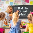 thumbnail image 3 of Glitter Wall Decor,QZS Durable Bulletin Board Borders for Classroom,32.8Ft Black Glitter Paper Decoration for Classroom,Office, 3 of 6