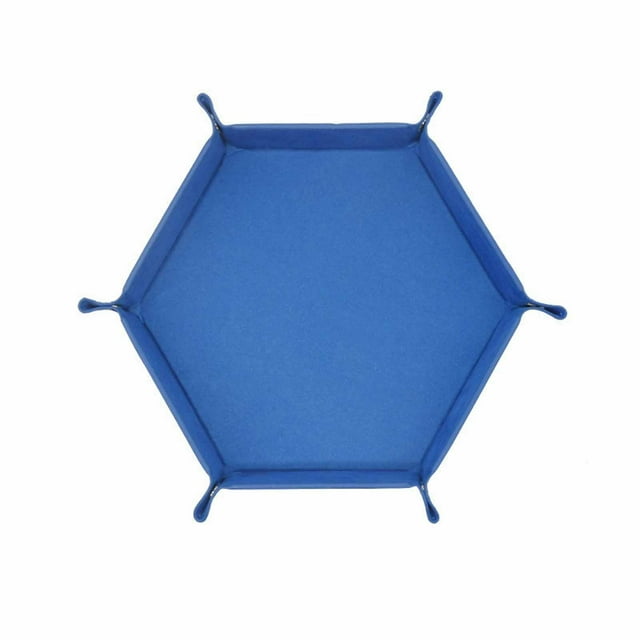 Hexagon Dice Rolling Tray Portable Storage Mat For Tabletop Gaming Role Playing Jewelry Display And Decorative Ceramics Plate