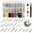 thumbnail image 1 of Kit de 25 Tipos de Conectores de Terminales de Cables Eléctricos para Automóvil - 660 Conectores de Crimpado Eléctricos Automotrices de 1 A 6,3 mm, 1 of 5