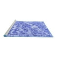 thumbnail image 2 of Ahgly Company Machine Washable Indoor Rectangle Persian Blue Traditional Area Rugs, 5' x 8', 2 of 4