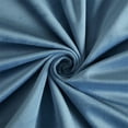 thumbnail image 3 of Goory 1-Piece Grommet Blackout Window Curtain For Bedroom Thermal Insulated Window Drape Velvet Plain Room Darkening Curtain Sky Blue 52"W x 63 "L, 3 of 5