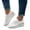 White, variant on IEMIEMIEM Orthopedic Shoes for Women with Arch Support Walking Shoes Comfortable Breathable Mesh Sports Shoes Soft Cushion Slip On Sneakers Thick Sole Casual Shoes Black 6.5 Wide