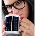 thumbnail image 2 of 3drose, Dark Blue Solar Power Panel Divided into Two Parts by White Frame, 11oz Two-tone Red Mug, 2 of 6