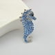 thumbnail image 3 of Pin de broche de caballo del mar de la vendimia jinwen 2pcs Crystal Rhinestone, 3 of 8