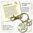 thumbnail image 2 of Love My Wife Gutsy Goodness Bronze Keychain For I Found The One My Soul Loves Romantic Jewelry Gift Heart, 2 of 8