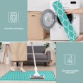 thumbnail image 6 of Turquoise Geometric Quatrefoil Pattern Kitchen Rugs Sets Of 3,Kitchen Runner Rugs Non Skid Washable,Decorative Kitchen Floor Mats for Kitchen,Sink,Laundry,17"x30"+ 17"x47" + 17"x59", 6 of 6