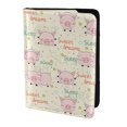 thumbnail image 2 of Pofeuu Pigs Sleep Print Travel Document Organizer Passport Holder Men Women for Family (6.5 in x 4.5 in),Wallet Holder Credit Card Clutch Bag Case, 2 of 5